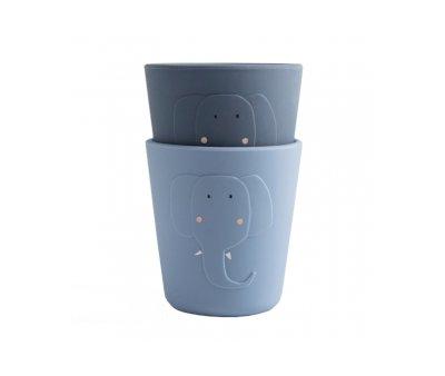 2 Gobelets en Silicone Trixie Mrs. Elephant