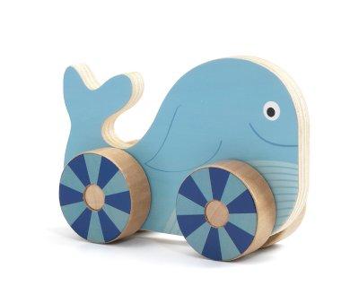 3 Petits Animaux Roues en Bois