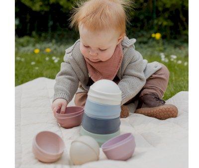 Impilabile BIBS Wobbly Pastel Rainbow