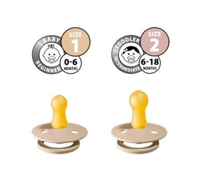 2 Succhietti BIBS Colour Round Cloud/Blush