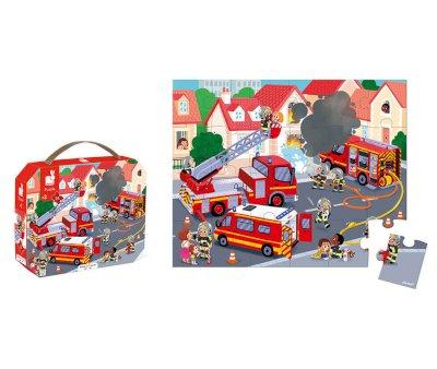 Puzzle de sapeurs-pompiers 24 pices
