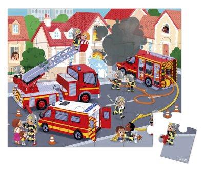 Puzzle de sapeurs-pompiers 24 pices