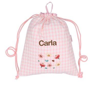 Little Garden Personalised Drawstring Backpack