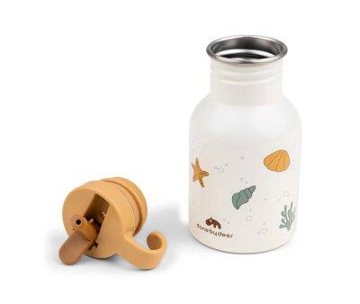 Steel Bottle Sea Friends Beige