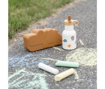 Steel Bottle Sea Friends Beige