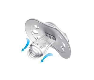2 Chupetes Dinmicos Lovi Harmony Gris