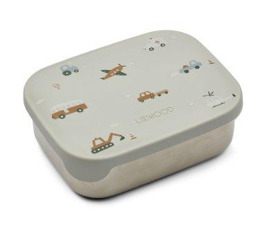 Caja de Almuerzo Arthur Vehicles Dove Blue Mix