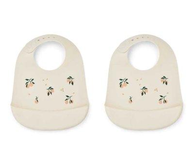 Pack 2 Bavagli Silicone Tilda Peach Sea Shell Mix