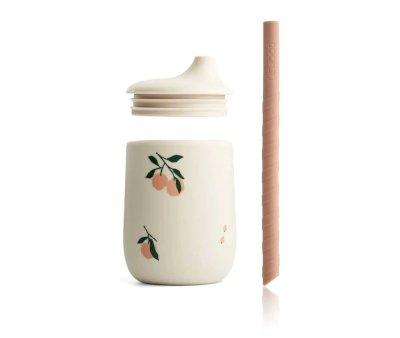 Vaso de Silicona con Pajita Ellis Peach Sea Shell Mix