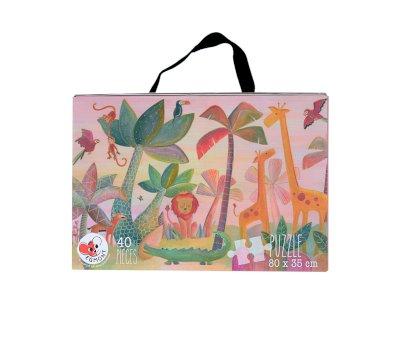 Maletn con Puzzle La Selva 40 piezas