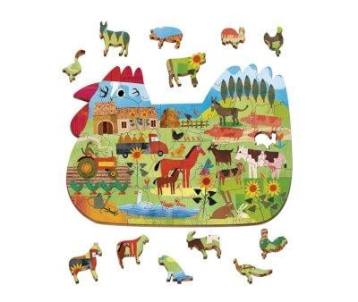Woody Puzzle The Farm