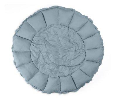 Tappeto-Nido Play & Go Bloom Organic Dusty Blue