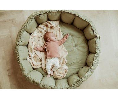 Tappeto-Nido Play & Go Bloom Organic  Meadow Green