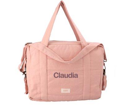 Sac Poussette Bb Cotton Rose Personnalisable