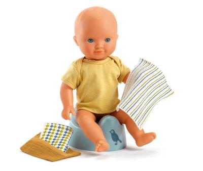 Urinal and Wipes Pomea for Dolls