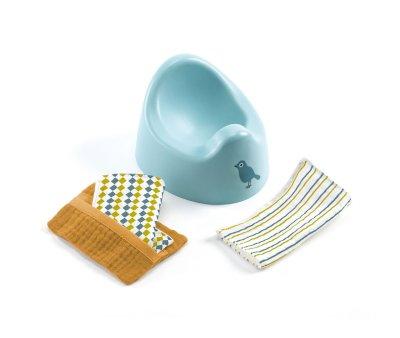 Urinal and Wipes Pomea for Dolls