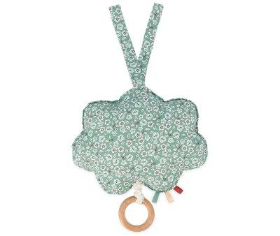 Caixa musical em tecido The Green Mouse da Petites Chansons