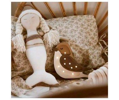 Lmpara Mini Bird Coffe Beige