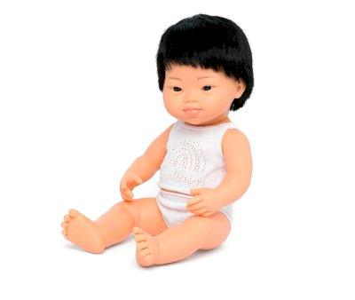 Bambolotto Sindrome di Down Asiatico 38cm