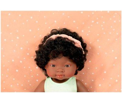 Mueca Pelo Corto Rizado Africana 38 cm
