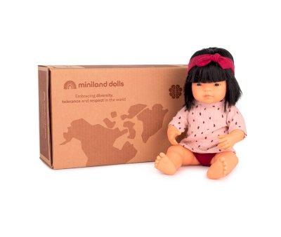 Bambola Baby Asiatica 38cm Completo Dune