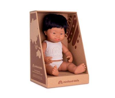 Bambolotto Sindrome di Down Ispanico 38cm