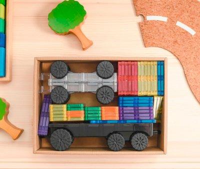 Connetix Rainbow Transport Construction 50 Pieces
