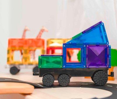 Connetix Rainbow Transport Construction 50 Pieces