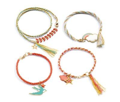 Pulseras Kumihimo Celeste