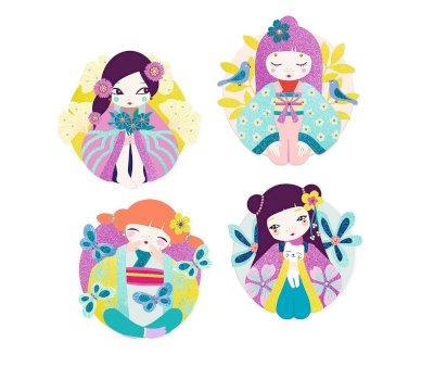 Purpurina Onnanoko Paintings