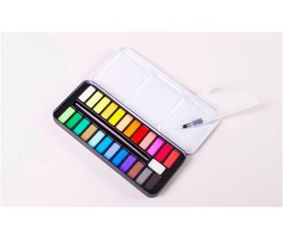 Para a nossa paleta de aquarela de 24 cores