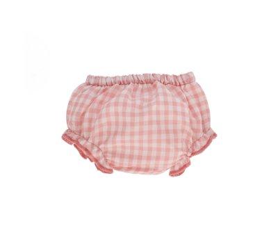 Culotte Vichy Rosa para Mueco