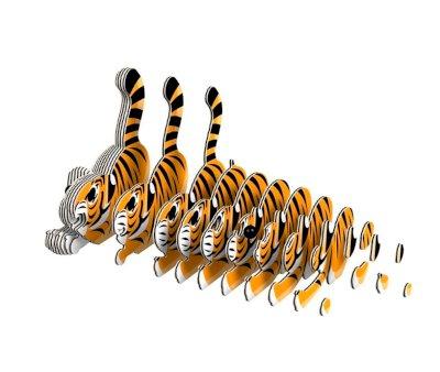 Quebra-cabea 3D Eugy Tiger