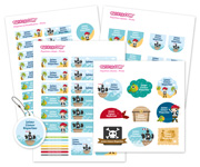 Pack Combi Pirata Termoadesive+Adesive