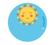 Pack com 3 Pins Personalizados Sol