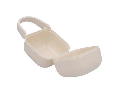 Guarda chupeta Square Personalizado Ivory