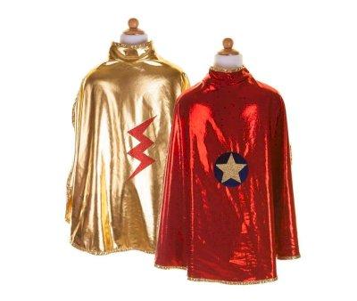Disfraz Capa Reversible Wonder Rojo/Dorado