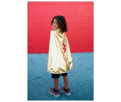 Disfraz Capa Reversible Wonder Rojo/Dorado