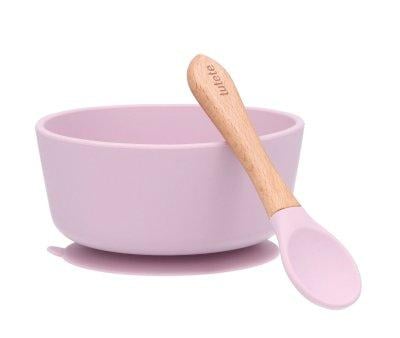 Taa com ventosa + colher Lilac