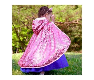Disfraz Capa Reversible con Lentejuelas 5-6 Aos