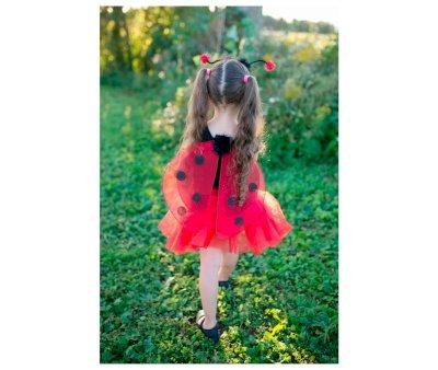 Disfraz Conjunto de Mariquita con Purpurina 4-6 Aos