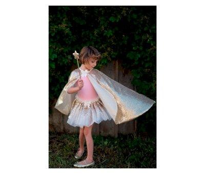 Capa Dourada  Lantejoulas de 4-6 anos