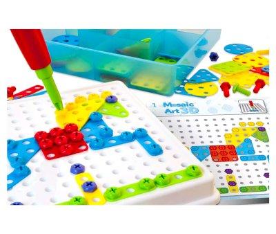 3D Mosaic Art Construction Game