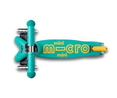Patinete Mini Micro Deluxe Eco Menta con Luces LED