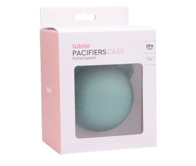 Guarda chupeta Silicone  Bear Light Sage