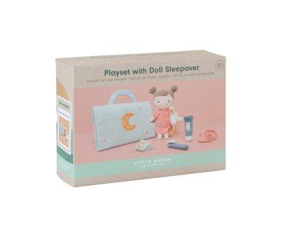 Juego de Fiesta de Pijamas con Mueca Blandita Rosa