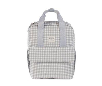 Zaino I Love Vichy Grigio