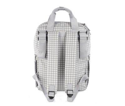 Zaino I Love Vichy Grigio