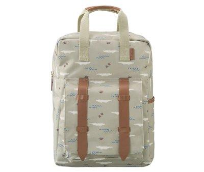 Personalised Crocodile School Backpack