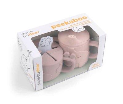 Peekaboo Learning Cup and Snack Dispenser Deer Friends Powder